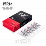 Картриджи для художественной татуировки EZ Revolution RC1015M1C-1 Round Magnum 15, 0,30 мм, блистер 5 шт.