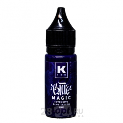 Краска для художественной татуировки КРАСКА Tattoo Ink, Blue Magic intensive Blue, 15 мл