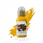 Краска для художественной татуировки World Famous Tattoo Ink, California Gold, 30 мл