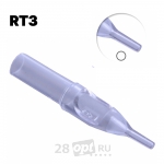 Тату-наконечник Round Professional Tip 3, Clear, коробка 50 шт.
