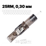 Картриджи для художественной татуировки EZ Filter FC-1025M1C, Round Magnum 25, 0,30 мм, коробка 10 шт.